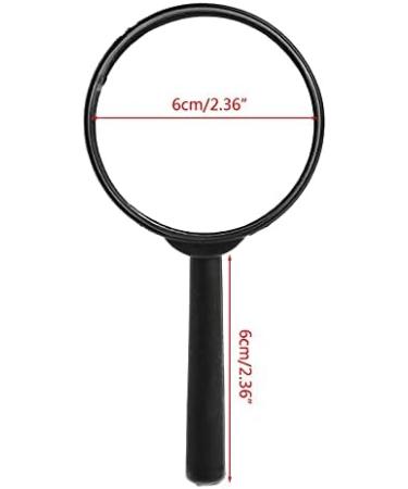 Magnifying Magnifier 60mm Hand Held 5X Magnifying Loupe Reading Glass Lens G8TB Good Times - Buy Online on SooperMarket.com