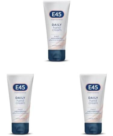 E45 Daily Hand Cream 50 ml E45 Hand Cream for Very Dry Hands - Hand Moisturiser for Dry Skin and Sensitive Skin - Non-Greasy Hand Repair Cream for Soft and Supple Hands - Fast Absorption Formula