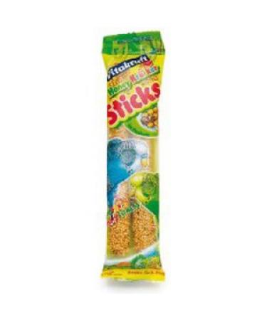 2 Budgie Honey Sticks Treat 60g - Vitakraft (TP)(VITBHS)