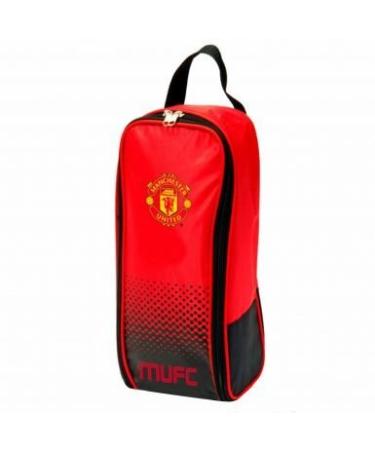 Manchester United Boot Bag Red and Black 36 x 20 x 12 cm.