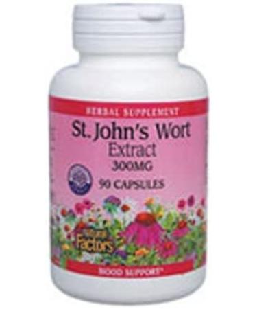 Natural Factors St. John's Wort Extract (300mg) 90 caps - Buy Online on SooperMarket.com
