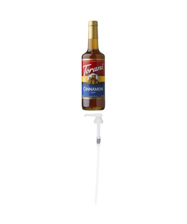 Torani Cinnamon Flavour Syrup 750 Milliliter and Torani Flavored Flavour Syrup Pump for 750ml