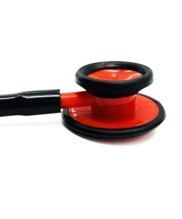 Waterproof Red & Black Matte Stethoscope for Doctors Students & Clinicians Reliable & Stylish Medical Equipment - Buy Online on SooperMarket.com