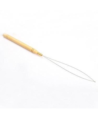 Set of 5 Wooden Loop Needle Threaders for Hair & Feather Extensions - Hair Extension Tool for Microlink Beads and Feathers - Buy Online on SooperMarket.com