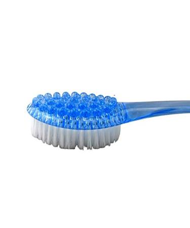 Premium Long Reach Bath Brush with Massager | Exfoliating Spa Type 14.75 - Buy Online on SooperMarket.com