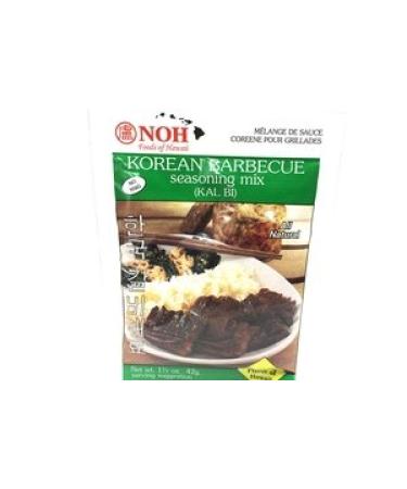 NOH Foods of Hawaii Korean Barbecue Kalbi or Bulgogi Seasoning Mix 1.5 oz (42 g)