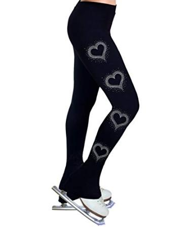 NY2 SPORTSWEAR Figure Skating Practice Pants with Rhinestones R106 Small