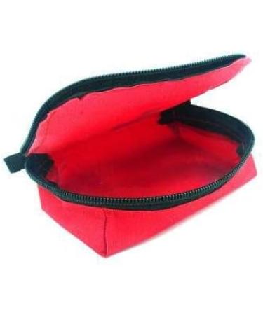 Jipemtra Red First Aid Bag - Compact & Portable Emergency Rescue Pouch for Home, Car, Office & Outdoor Activities - Buy Online on SooperMarket.com