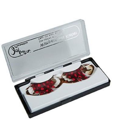 Jofrika Cosmetics 718862 * Feather eyelashes Star Lashes red-brown * incl. glue * Highlight * Feather eyelashes