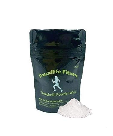 TreadLife Fitness Powder Wax - Dry Treadmill Belt Wax - 2oz - 3+ Applications