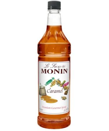 Monin Premium Caramel and Vanilla Syrup 33.8 oz (Pack of 2) + Stirrer - Shop Now! - Buy Online on SooperMarket.com