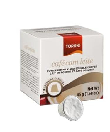Instant Coffee With Milk Nespresso Compatible 30 Pack - by Torri Capsules Pods Variaty Blend Mix