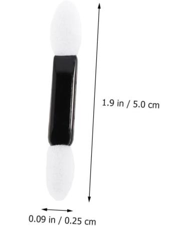 Beavorty 100pcs Make up for Face Double Ended Sponge Applicator Makeup Eyeshadow Brush Set Pointy - Buy Online on SooperMarket.com