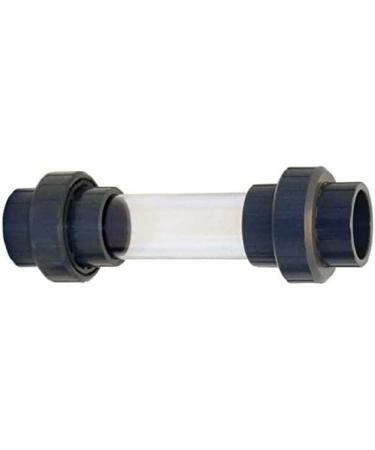 AquaForte Sight Glass with 3/3 Coupling - 50mm Installation Accessories (Grey) | International Shipping Available - Buy Online on SooperMarket.com
