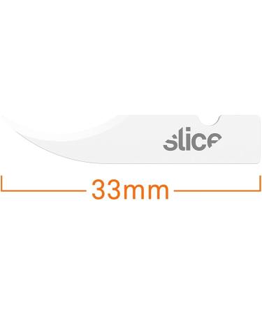 Safety Slice Blades - Finger-Friendly, Never Rusting, Lasts 11x Longer Than Steel, Pointed Tip, Fits Seam Rippers/Craft Handles - 4 Pack - Buy Online on SooperMarket.com