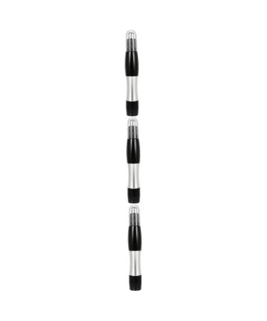 3 Pcs Nose Hair Trimmer Face Hair Razor Battery Nose Hair Shaver Nose Hair Remover Nose Hair Epilator Electric Facial Hair Trimmer Nose Hair Razor Face Epilator Pen Shape Trimmer