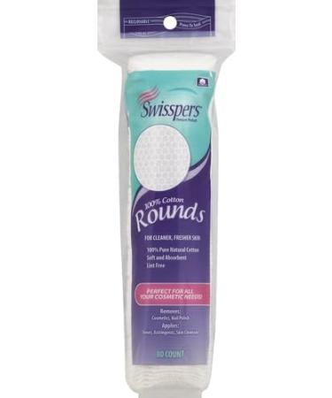Buy Swisspers Multicare Cotton Rounds - 80 Count | Premium Quality for All Skin Types - Fast International Shipping - Buy Online on SooperMarket.com