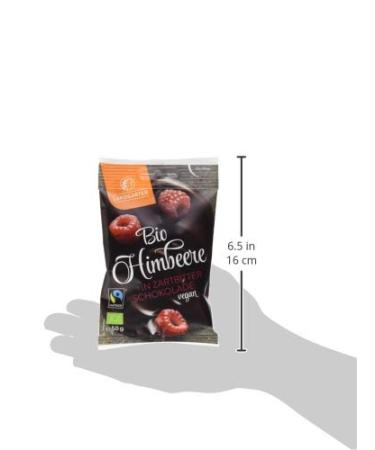 Buy Landgarten Vegan Organic Raspberry in Dark Chocolate - 50g Pack - Delicious Guilt-Free Snack - Buy Online on SooperMarket.com