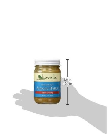 Kevala Almond Butter Classic Crunchy 12 oz - 100% Natural & Delicious - Buy Online on SooperMarket.com