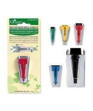 Clover Bias Tape Makers Package Includes all 5 sizes red yellow green blue and black