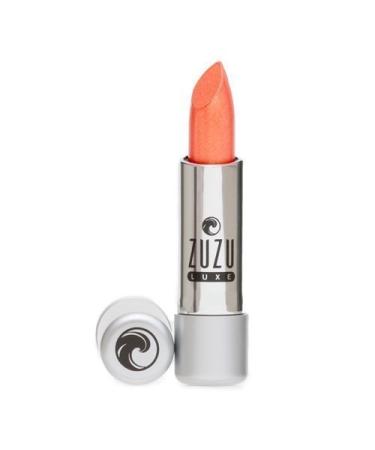 Zuzu Luxe Lip Color Lipstick in Sazerac - Pinkish Peach/Warm Pearl | 0.13 oz | Paraben-Free, Vegan, Gluten-Free, Cruelty-Free, Non-GMO - Buy Online on SooperMarket.com