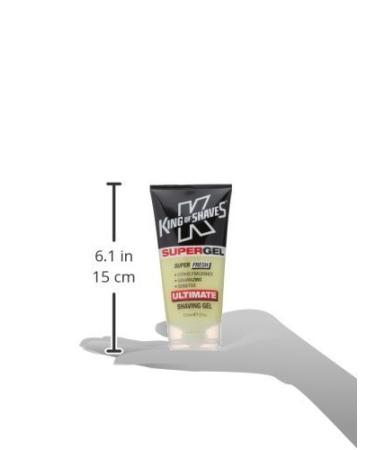 King of Shaves Supergel Fresh 5oz - Premium Shaving Gel for a Smooth Shave | International Shipping Available - Buy Online on SooperMarket.com