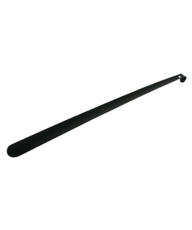 Home-X Extra Long Metal Shoehorn, 31.5 Inch Long Shoe Horn - Convenient and Easy to Use, No Excessive Bending Black