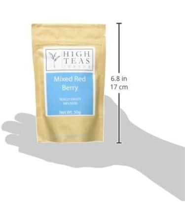 High Teas London Mixed Red Berry Infusion Loose Leaf Tea 50 g - Buy Online on SooperMarket.com