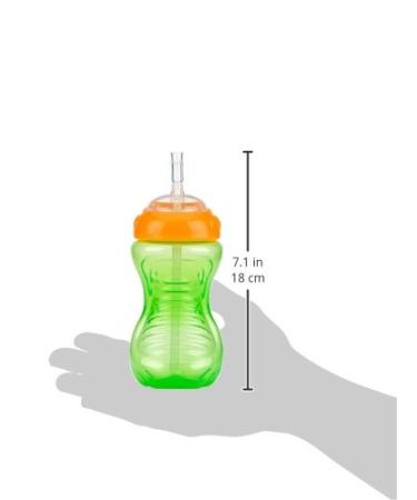 Nuby No-Spill 10oz Cup with Flex Straw - Assorted Colors | Leak-proof Sippy Cup for Toddlers - Buy Online on SooperMarket.com