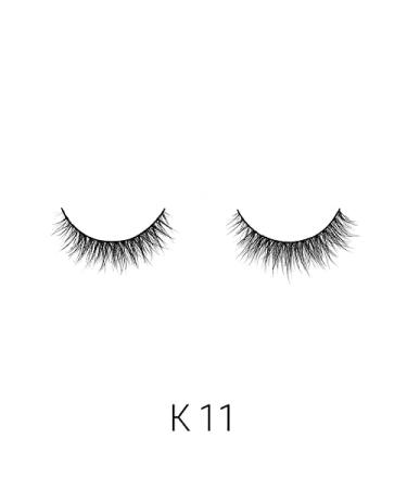 Laflare 3D Real Mink Eyelashes - Luxurious Hand-made Natural & Long Lasting False Lashes (K11) | International Shipping Available - Buy Online on SooperMarket.com