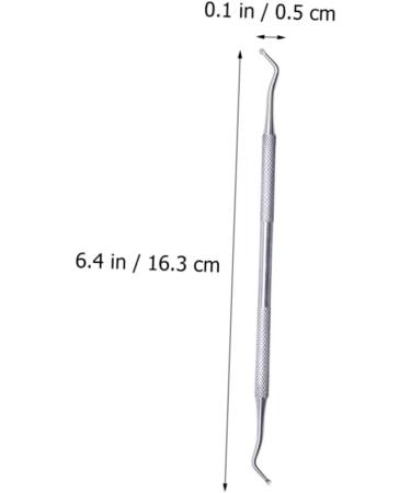minkissy 1 Set Manicure Tools Metal Nail Pusher Cuticle Remover Cuticle Tool Precision Fine Point Nail Cuticle Trimmer for Craft Cuticle Stick Putter Stainless Steel Exfoliating - Buy Online on SooperMarket.com