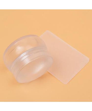 Buy Tossens Clear Jelly Nail Art Stamper & Transparent Silicone Template | International Shipping - Manicure Tool Set - Buy Online on SooperMarket.com