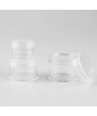 Zeoabsy 20ml Clear Empty Cream Can - 20 Pieces Transparent Crucible with Pink Screw Cap for Lotion Mini Candles Nail Art & Lip Balm - Buy Online on SooperMarket.com