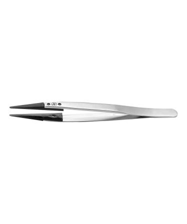 2ASVR.SA Tweezers straight/round 130 mm tweezers and replacement tips 1 piece