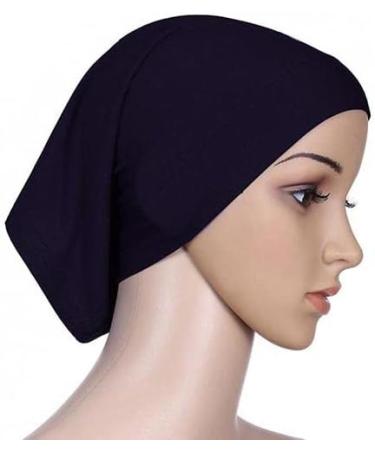 Bluelans Women's Black Islamic Tube Hijab Bonnet Cap Under Scarf - Stylish and Easy-to-Wear Underscarf - Buy Online on SooperMarket.com