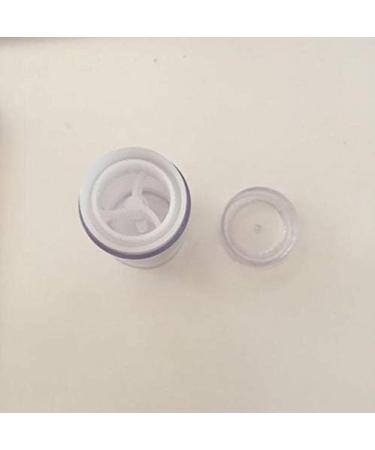 Round Clear Plastic Deodorant Container - Twist Up Stick Tube | Bottom Filling Design - Buy Online on SooperMarket.com