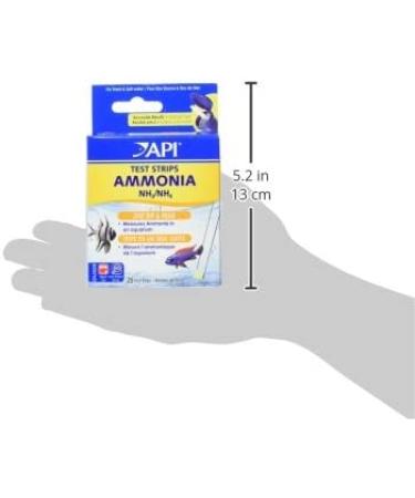 API Test Strips  for Variety of Water Parameters  Monitor Aquarium Water Quality and Help Prevent Invisible Water Problems That can be Harmful to Fish  Use Weekly and When Problems Appear 25 - Count Aquarium Water Testing - Buy Online on SooperMarket.com