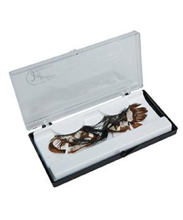 Jofrika Cosmetics 718873 * Feather eyelashes Star Lashes long brown * incl. glue * Highlight * Feather eyelashes