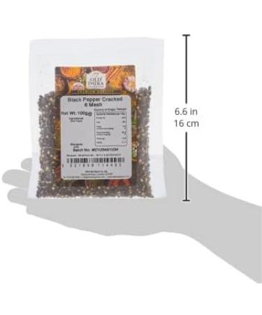 Old India Black Pepper Cracked 6 Mesh 100g - Premium Quality Spice - Buy Online on SooperMarket.com
