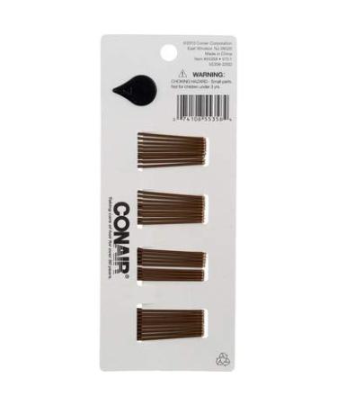 Conair Styling Essentials Mini Pins Brown 36 Count - Secure and Stylish Hair Accessories - Buy Online on SooperMarket.com