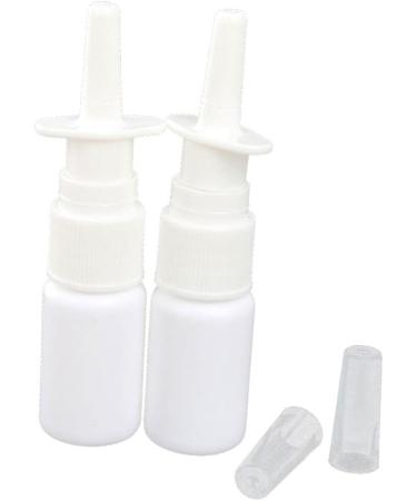 Tiuimk 20ml (2pcs) White Spray Bottles - Perfect for Travel Use Nasal Spray and More - Buy Online on SooperMarket.com