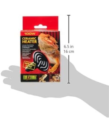 Exo Terra Ceramic Heater 100W for Reptiles - E27 Socket Ideal for Terrariums | International Shipping - Buy Online on SooperMarket.com
