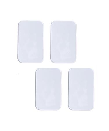 4Pcs Clear Silicone False Eyelash Holder Pads for Eyelash Extensions Tools 3.54'' x 2''