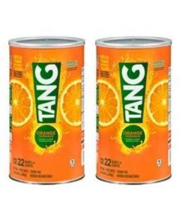 Tang Orange Powdered Drink Mix 72 oz Canister (Pack of 2) 2.04 kg (Pack of 2)