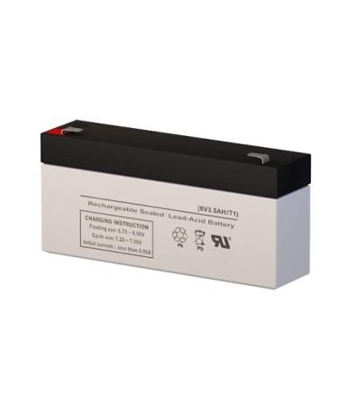 UB634 (D5732) 6 Volt 3.5 AmpH SLA Replacement Battery with F1 Terminal