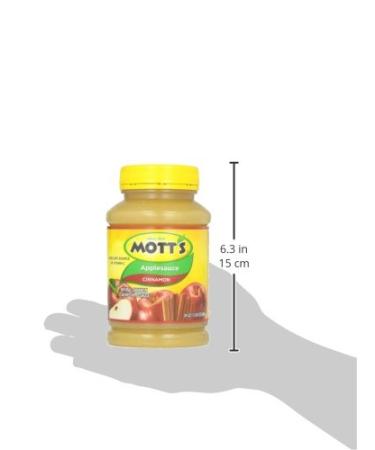 Motts Inc Apple Sauce Cinnamon 24 oz - Delicious and Healthy Snack - Buy Online on SooperMarket.com