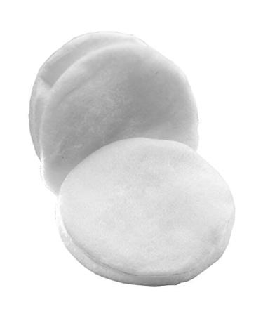SILKLINE PROFESSIONAL Disposable Cosmetic and Nail Round Pads With Tab On The Backside for EASY-gripping 60 Count