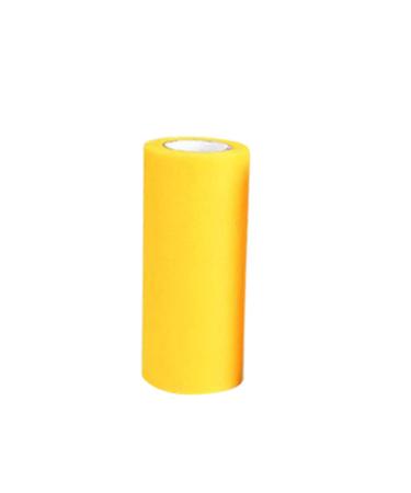 STOBOK 25 Spool Tutu Present Ribbon White Short Dress White Ribbon Tulle Fabric The Fabric Skirt Wedding Medium Yellow