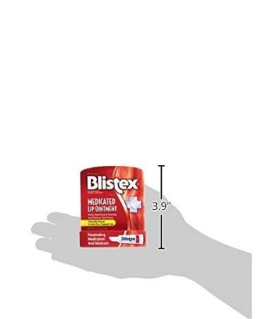 BLISTEX Medicated Lip Ointment 0.21 Oz - Pack of 3 | Soothes & Protects Lips - Buy Online on SooperMarket.com