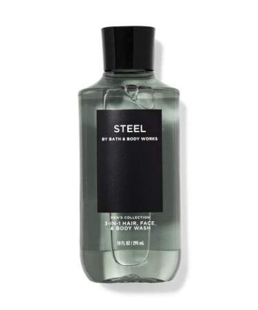 Bath and Body Works Gift Set Steel for Men - Body Lotion, Body Wash & Body Cream - Full Size - Buy Online on SooperMarket.com